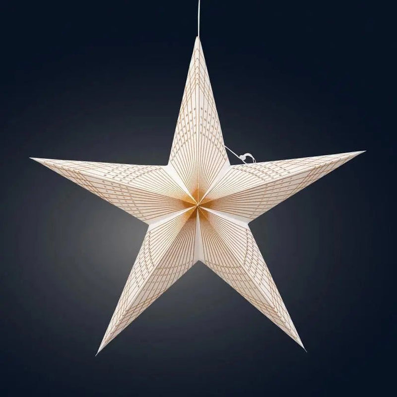 Art Deco Star Lantern - My SensibiliTeas - paper star lantern from Artschatz