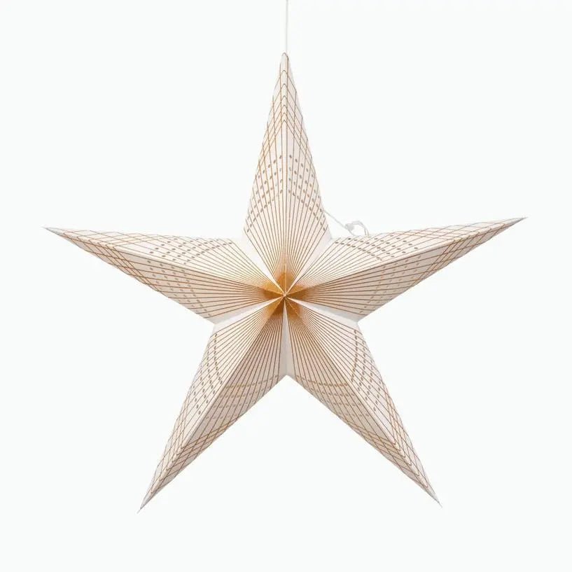 Art Deco Star Lantern - My SensibiliTeas - paper star lantern from Artschatz