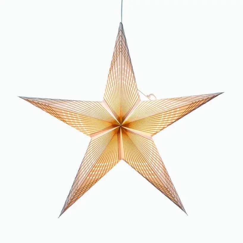 Art Deco Star Lantern - My SensibiliTeas - paper star lantern from Artschatz