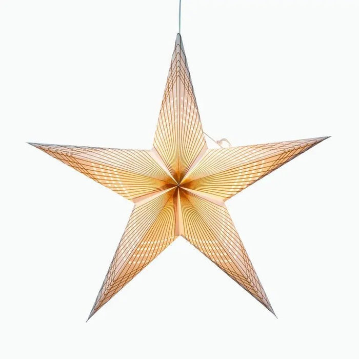 Art Deco Star Lantern - My SensibiliTeas - paper star lantern from Artschatz