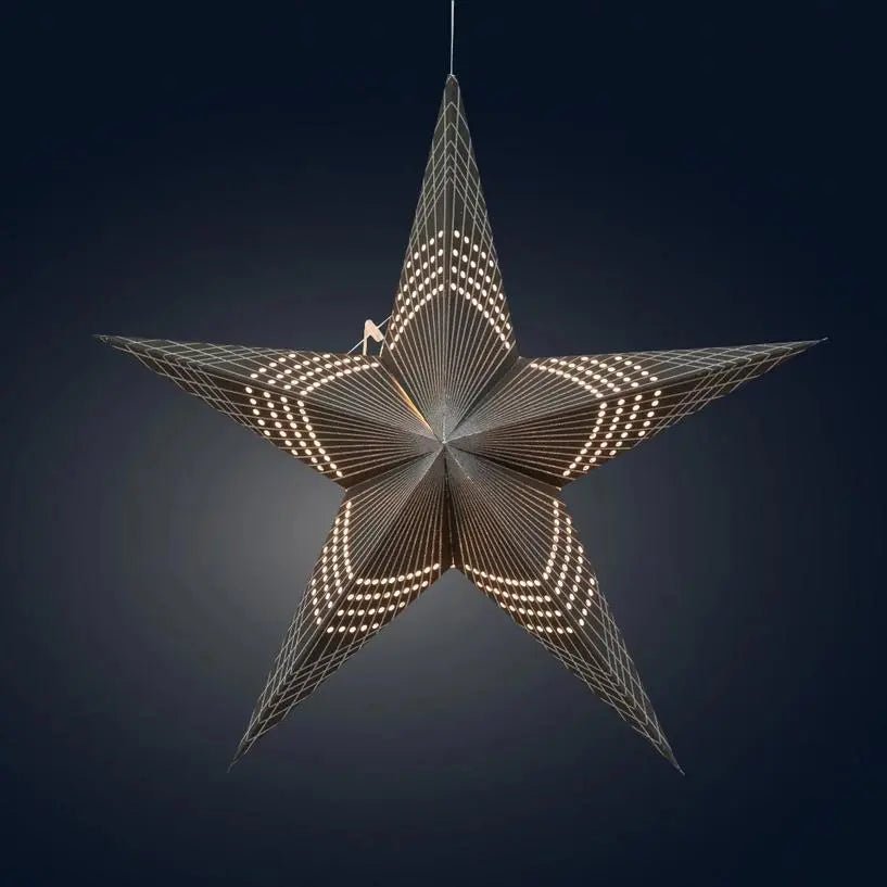 Art Deco Star Lantern - My SensibiliTeas - paper star lantern from Artschatz