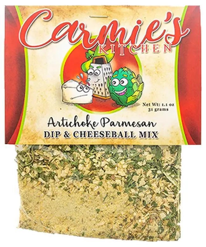 Artichoke Parmesan Dip and Cheeseball Mix - My SensibiliTeas - dip mix from Carmie's Kitchen