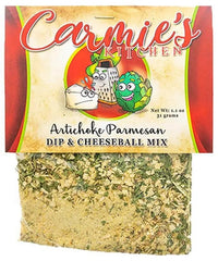 Artichoke Parmesan Dip and Cheeseball Mix - My SensibiliTeas - dip mix from Carmie's Kitchen