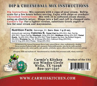 Artichoke Parmesan Dip and Cheeseball Mix - My SensibiliTeas - dip mix from Carmie's Kitchen