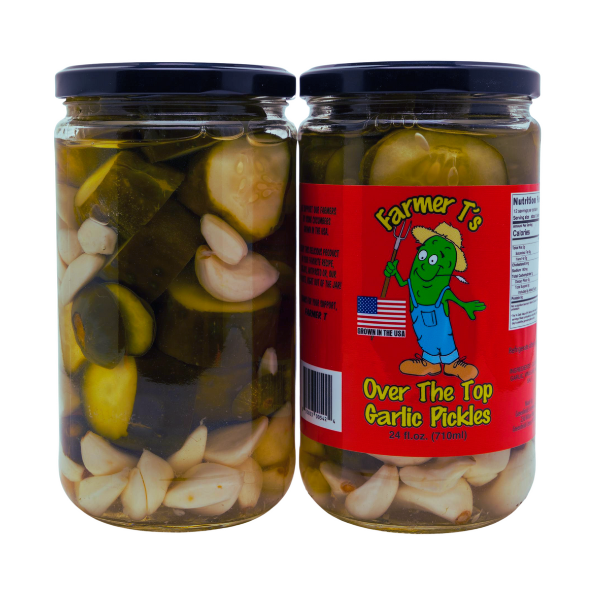 Over the Top Garlic Pickles - 24 fl oz