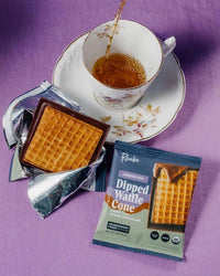 Raaka London Fog Dipped Waffle Cone