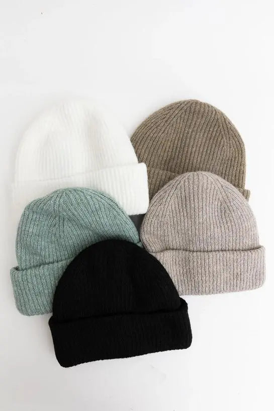 Recycled Yarn Winter Beanie - Eco-Conscious Style