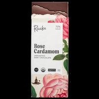70% Rose Cardamom Chocolate Bar - Limited Edition