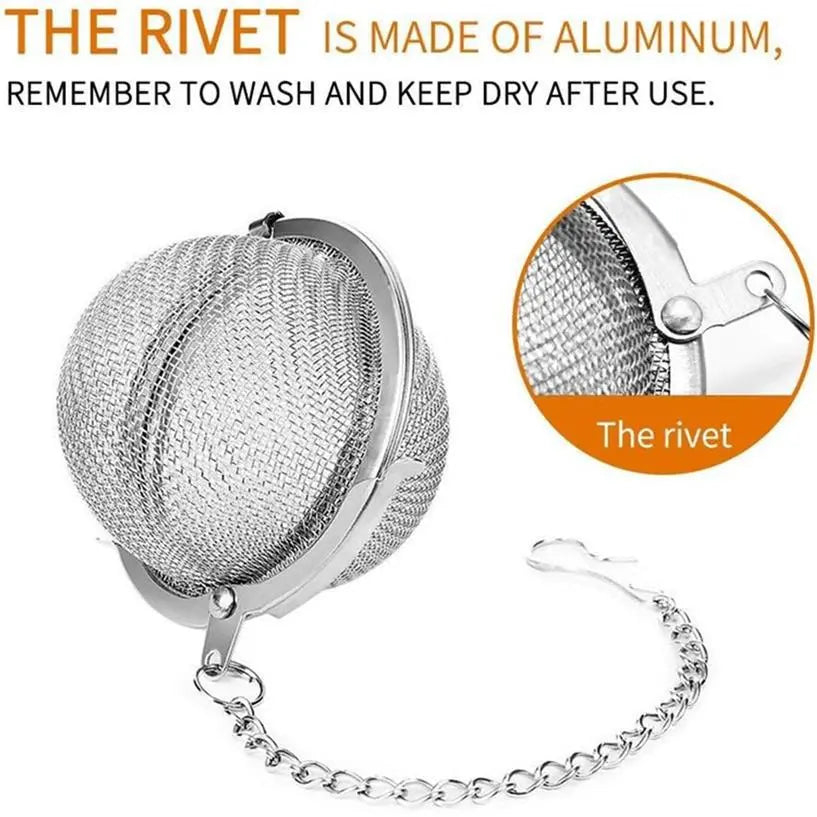 Stainless Steel Tea Balls Without Packaging