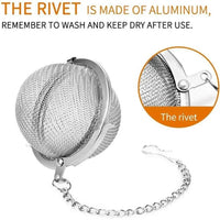 Stainless Steel Tea Balls Without Packaging