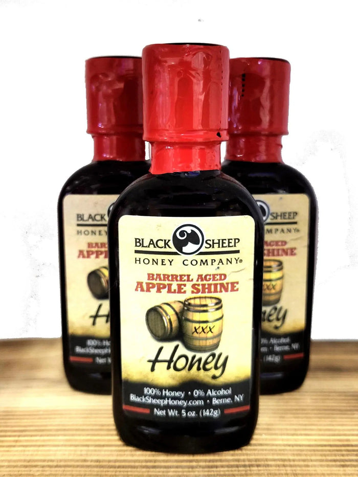 Barrel Aged Apple Shine Honey - My SensibiliTeas - barrel aged honey from Black Sheep Honey