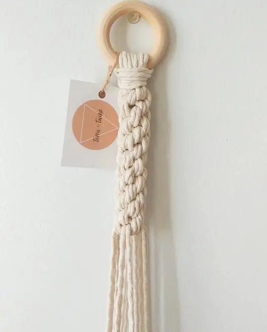 Barrel Braid Macramé Plant Hanger - My SensibiliTeas - boho plant hanger from Terra & Twine