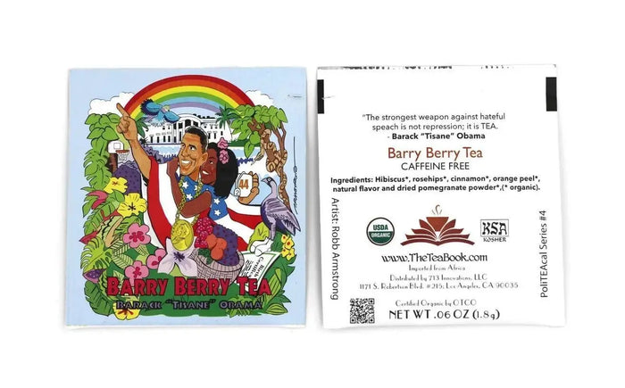 Barry Berry Tea Barak “Tisane” Obama - My SensibiliTeas - tea bag from The TeaBook