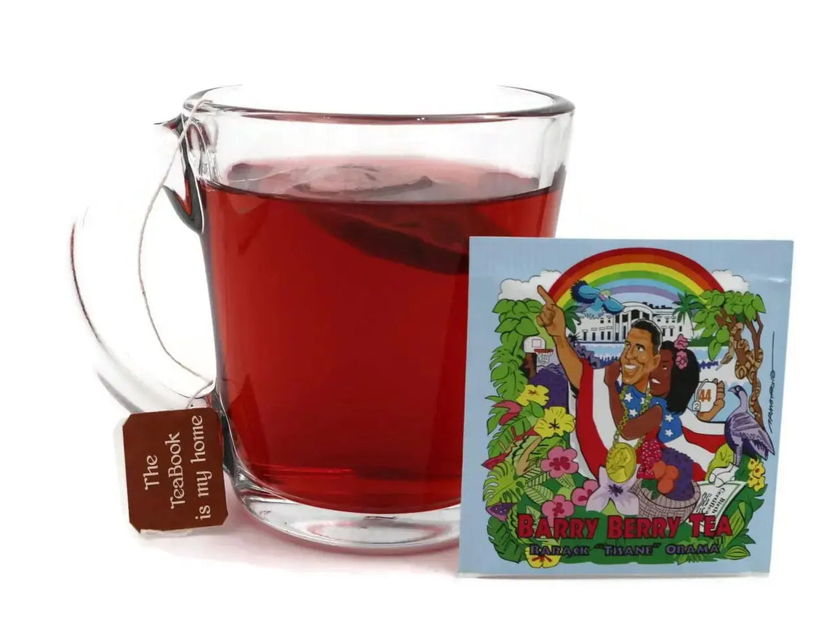Barry Berry Tea Barak “Tisane” Obama - My SensibiliTeas - tea bag from The TeaBook