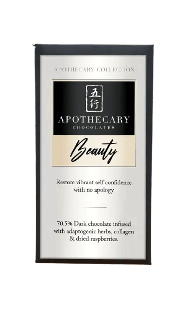 Beauty Chocolate Bar - My SensibiliTeas - dark chocolate from Apothecary Chocolates