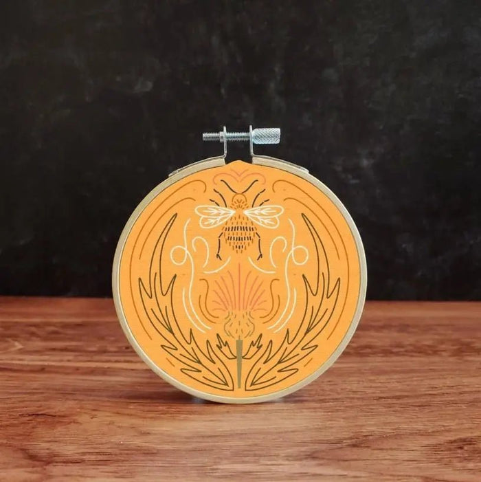 Bee Embroidery Kit - My SensibiliTeas - embroidery kit from Holly L'Oiseau