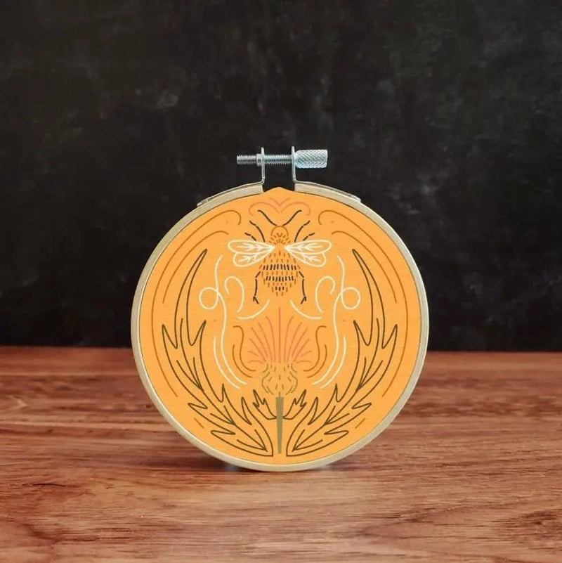 Bee Embroidery Kit - My SensibiliTeas - embroidery kit from Holly L'Oiseau