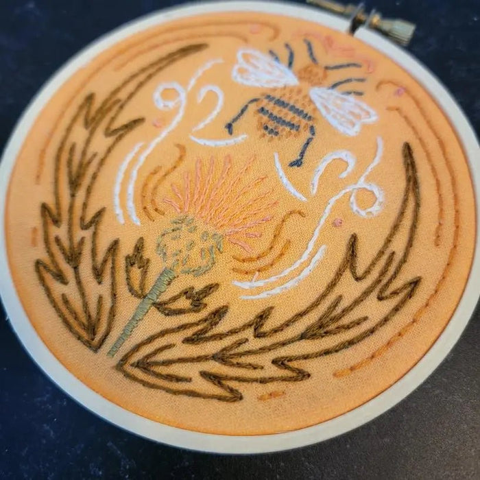 Bee Embroidery Kit - My SensibiliTeas - embroidery kit from Holly L'Oiseau