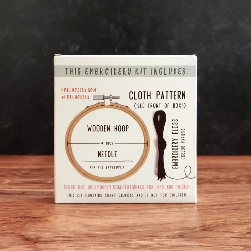 Bee Embroidery Kit - My SensibiliTeas - embroidery kit from Holly L'Oiseau