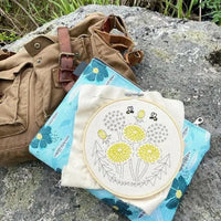 Bee Kind, Dandelion Embroidery Kit - My SensibiliTeas - embroidery kit from Hook, Line & Tinker