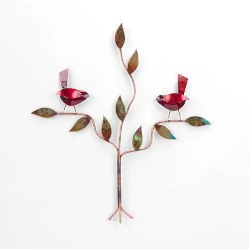 Birds in Tree - My SensibiliTeas - metal wall art from Haw Creek Forge