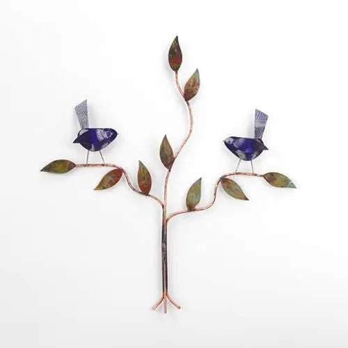 Birds in Tree - My SensibiliTeas - metal wall art from Haw Creek Forge