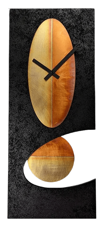 Black 24 Oval Pendulum Clock - My SensibiliTeas - artisan pendulum clock from Leonie Lacouette
