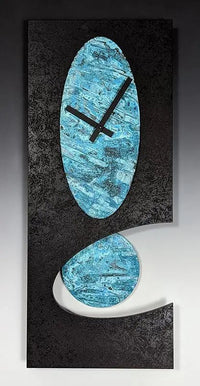 Black 24 Verdi Oval Pendulum Clock - My SensibiliTeas - artisan pendulum clock from Leonie Lacouette