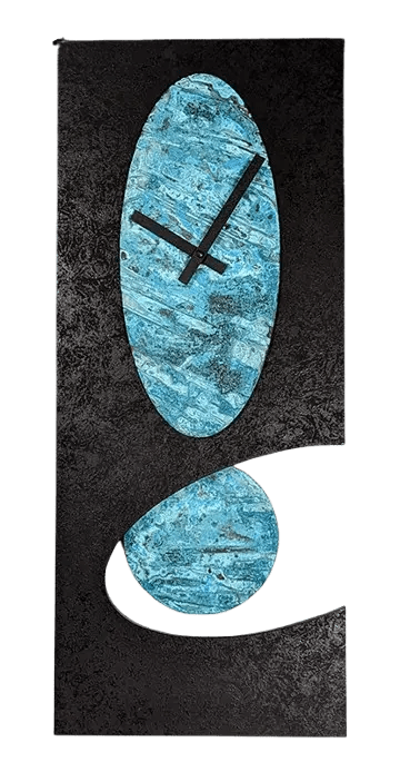 Black 24 Verdi Oval Pendulum Clock - My SensibiliTeas - artisan pendulum clock from Leonie Lacouette