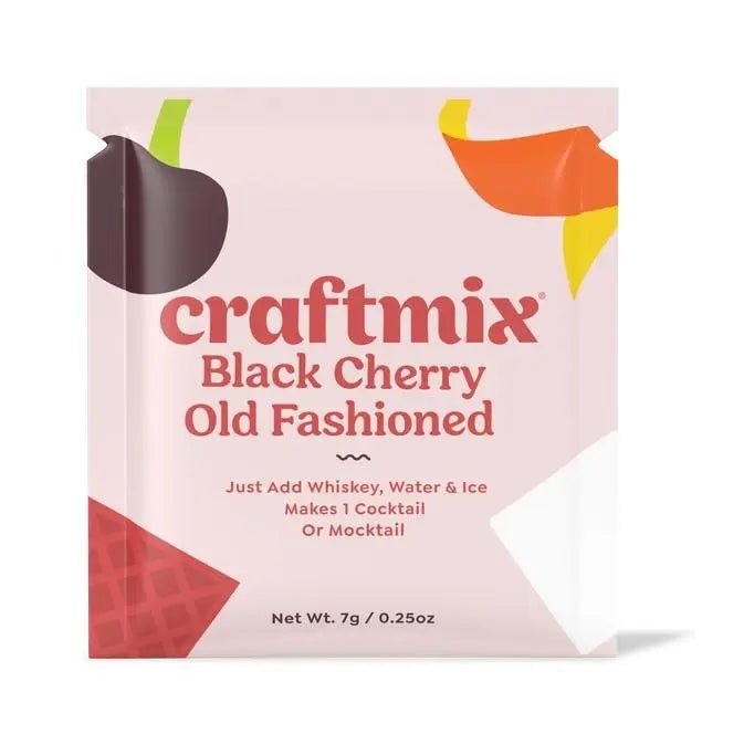 Black Cherry Old Fashioned Mixer Singles - My SensibiliTeas - Mocktail/Cocktail Mix from Craftmix