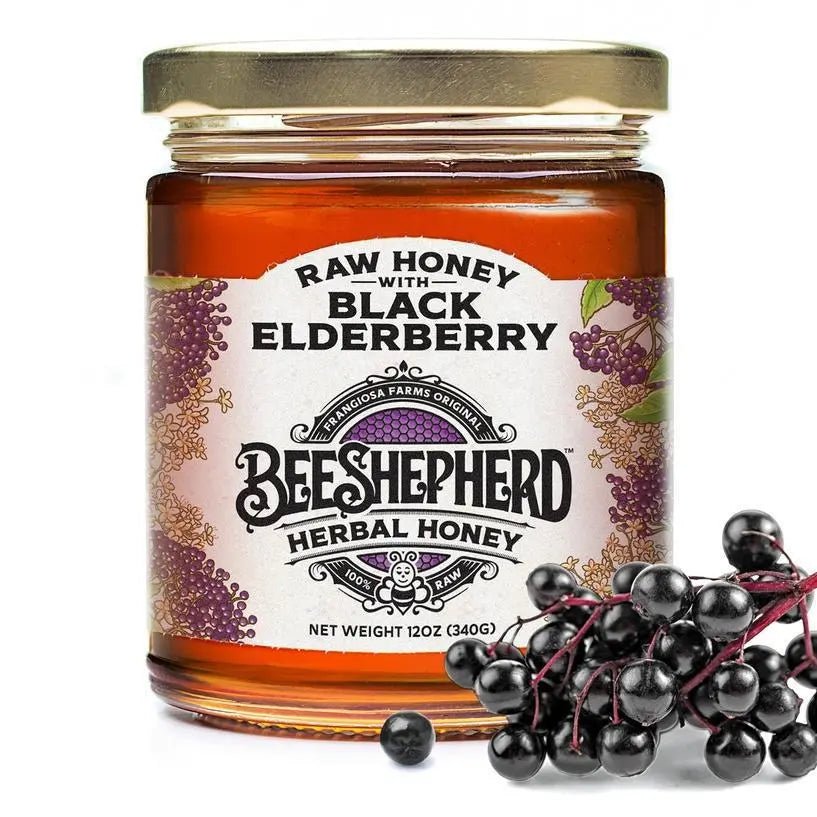 Black Elderberry Honey - My SensibiliTeas - infused honey from Frangiosa Farms