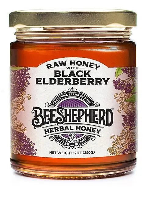 Black Elderberry Honey - My SensibiliTeas - infused honey from Frangiosa Farms