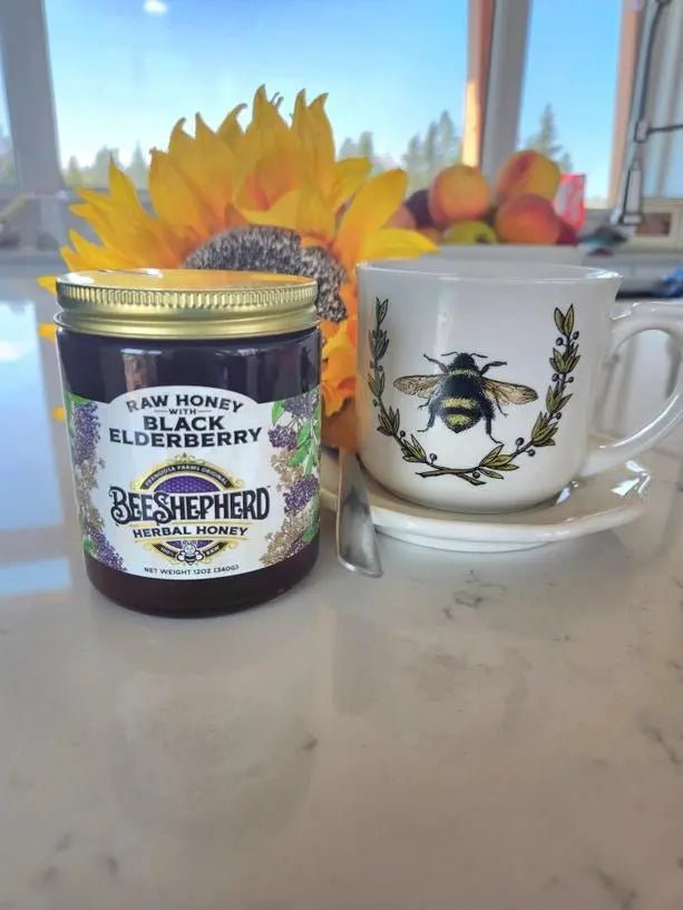 Black Elderberry Honey - My SensibiliTeas - infused honey from Frangiosa Farms