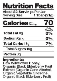 Black Elderberry Honey - My SensibiliTeas - infused honey from Frangiosa Farms