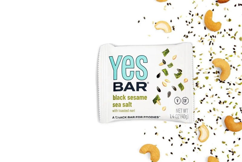 Black Sesame Sea Salt Yes Bar - My SensibiliTeas - healthy snacks from Yes Bar