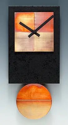 Black Tie Pendulum Clock with Copper - My SensibiliTeas - Statement Clock from Leonie Lacouette