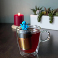 Blue Octopus Floating Tea Steeper - My SensibiliTeas - tea strainer from Float2Infuse Tea Infuser