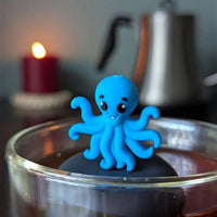 Blue Octopus Floating Tea Steeper - My SensibiliTeas - tea strainer from Float2Infuse Tea Infuser