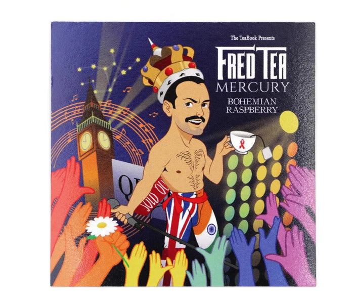 Bohemian Fred “TEA” Mercury Sticker or Magnet - My SensibiliTeas - sticker or magnet from The TeaBook
