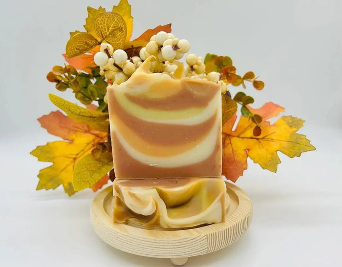 Bonfire Handmade Soap Bar - My SensibiliTeas - vegan fall bar soap from Saratoga Natural Body Care LLC