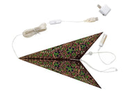 Brown Green Cathedral Star Lantern - My SensibiliTeas - paper star lantern from Artschatz