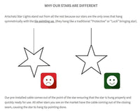 Brown Green Cathedral Star Lantern - My SensibiliTeas - paper star lantern from Artschatz