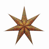 Brown Green Cathedral Star Lantern - My SensibiliTeas - paper star lantern from Artschatz