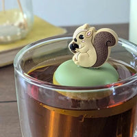 Brown Squirrel Floating Tea Steeper - My SensibiliTeas - tea infuser from Float2Infuse