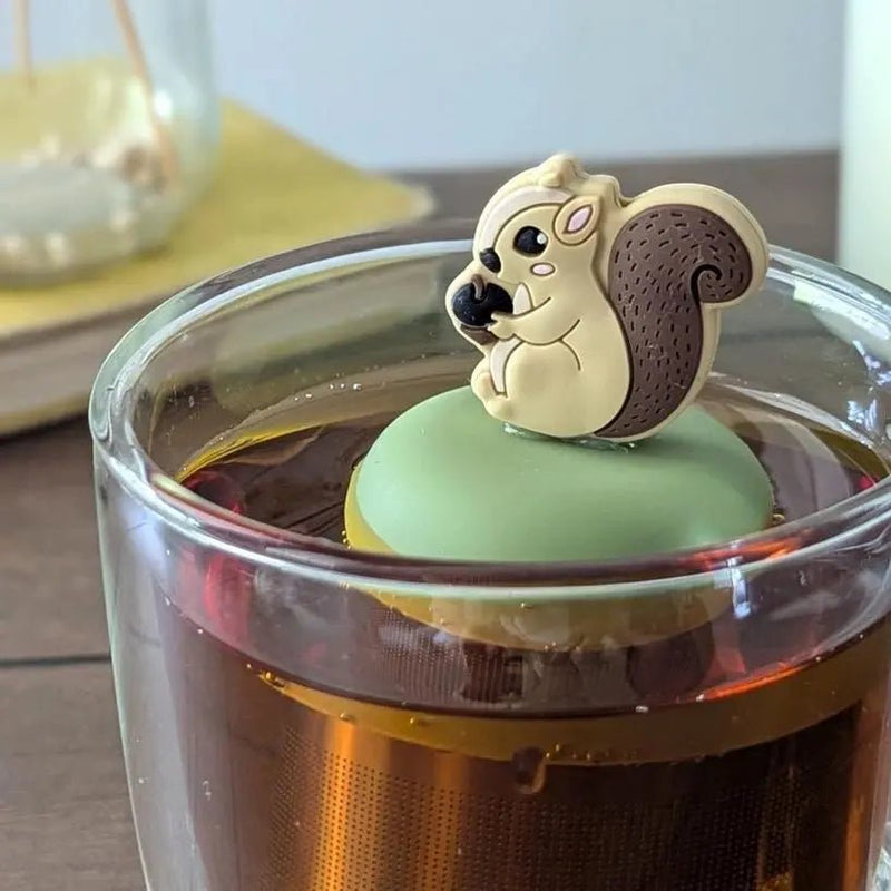 Brown Squirrel Floating Tea Steeper - My SensibiliTeas - tea infuser from Float2Infuse