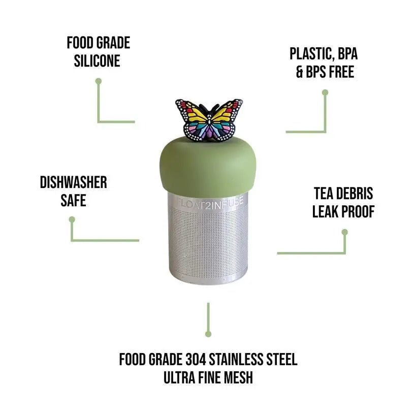 Butterfly Floating Tea Steeper - My SensibiliTeas - tea infuser from Float2Infuse