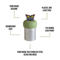 Butterfly Floating Tea Steeper - My SensibiliTeas - tea infuser from Float2Infuse