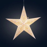 White and Yellow Cathedral Star Lantern