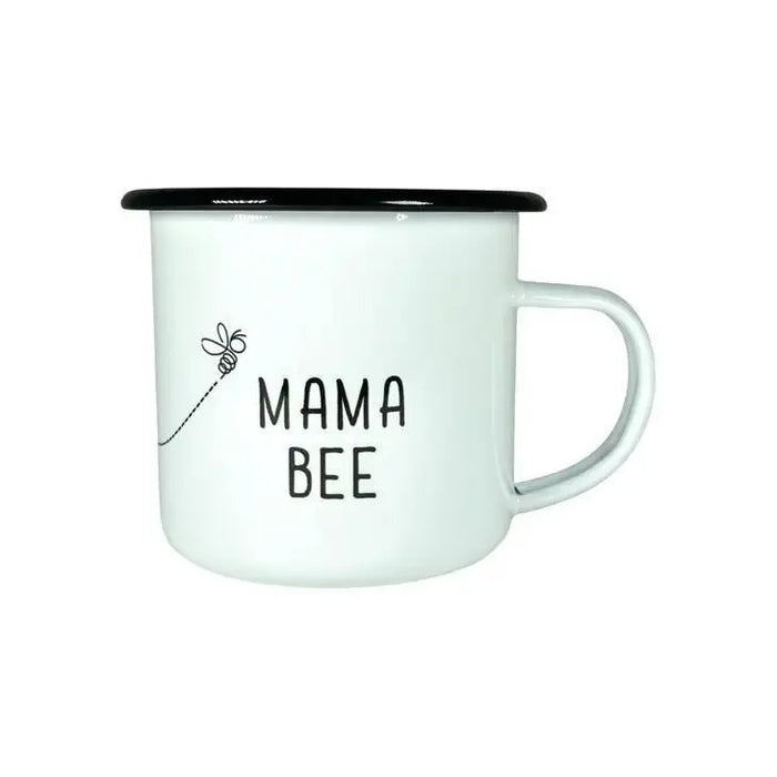 12 oz Enamel Mama Bee Mug