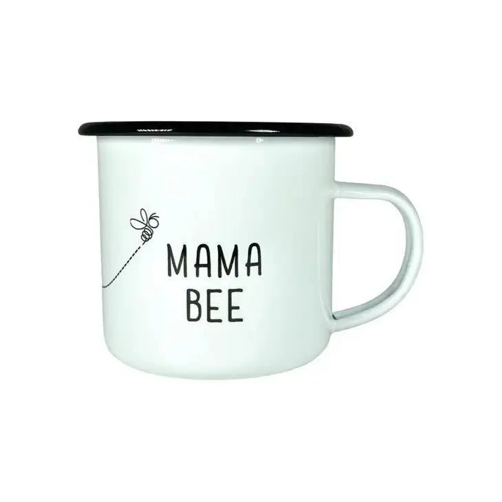 12 oz Enamel Mama Bee Mug